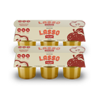 2 packages of Lasso brand crisp apple gelatin packs on a white background