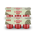 2 packages of Lasso brand watermelon lime gelatin packs on a white background