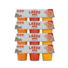 4 pack of Lasso brand variety gelatin packs on a white background