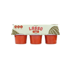 1 pack of Lasso brand watermelon lime gelatin packs on a white background
